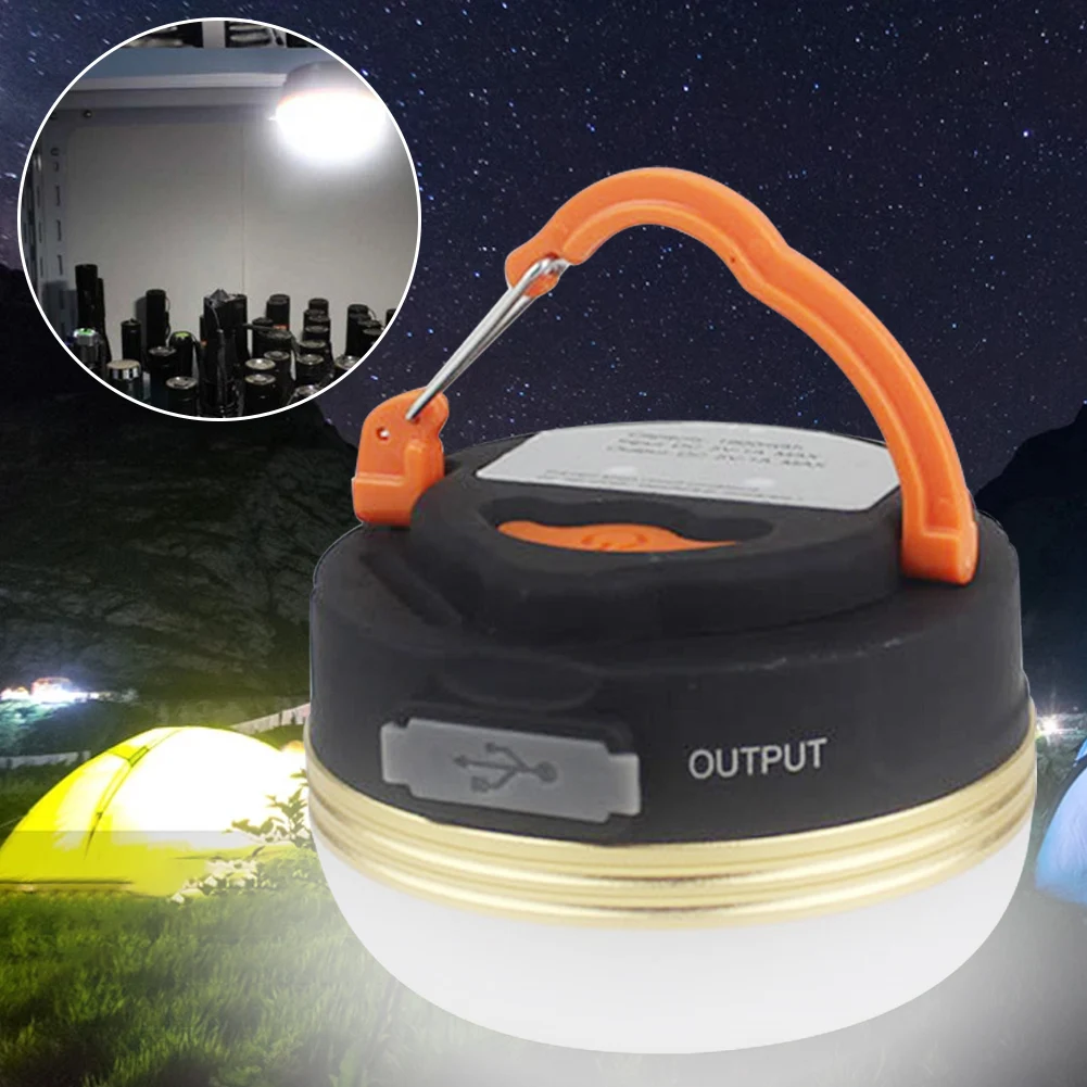 

Mini Camping Lantern Rechargeable Waterproof Ultra Bright Emergency Flashlight Power Bank with Magnetic Base for Home Emergency