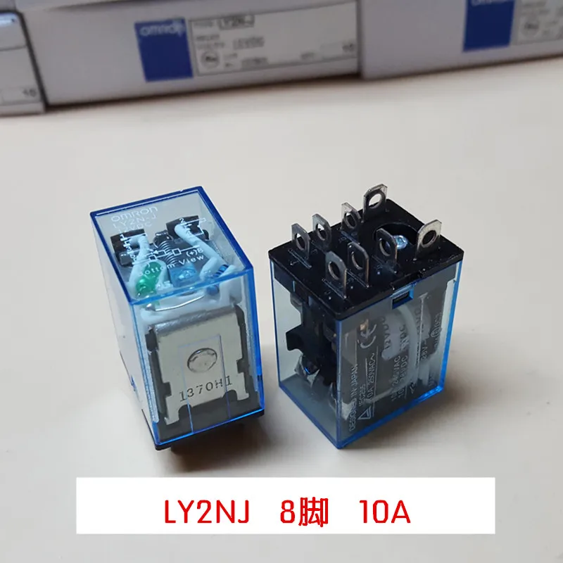 

Free shipping 5PCS New Omron Intermediate Power Relay LY2N-J 12VDC 24VDC 110VAC 220/240VAC base PTF08A-E 8PIN 10A