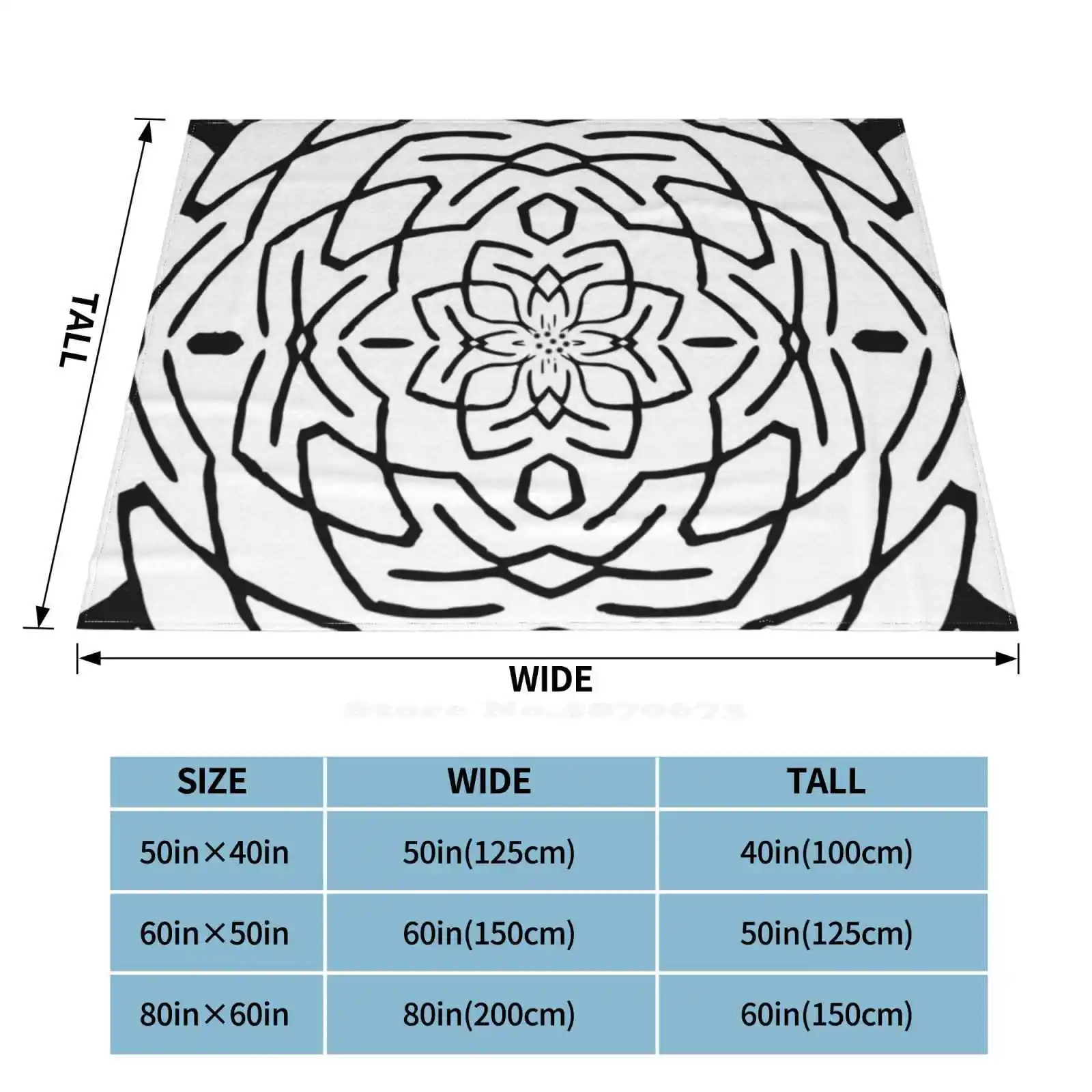 Pro Level - Colour It All! Fun With Sharpies Design ( 6 ) Air Conditioning Blanket Travel Portable Heavily Geometric | Дом и сад