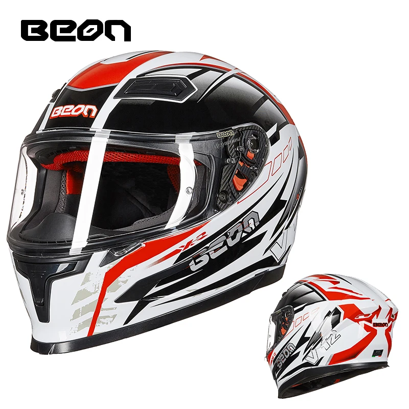 Новинка 2019 зимний теплый мотоциклетный шлем на все лицо для мужчин и женщин