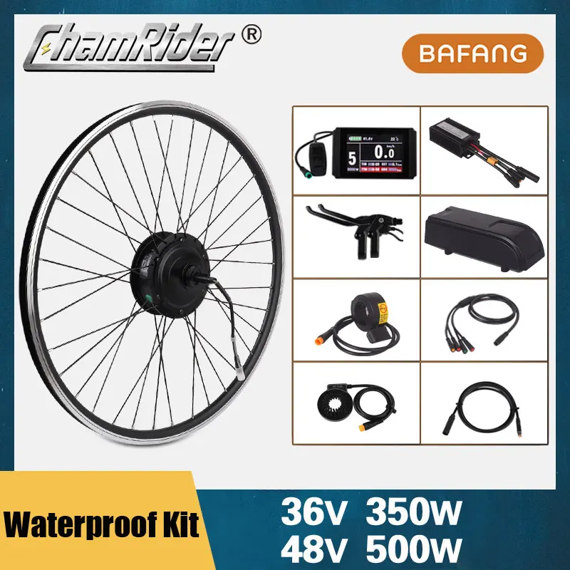 BAFANG 36V 350W 48V 500W ebike комплект для переоборудования электрического велосипеда SWX02 8fun