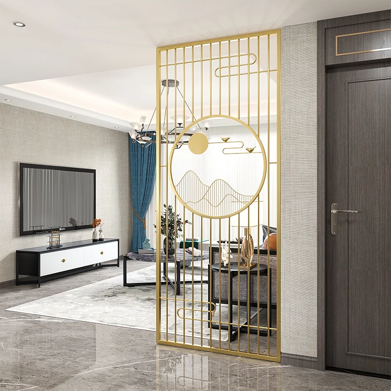 Новый скандинавский китайский бытовой Простой Легкий роскошный Железный экран