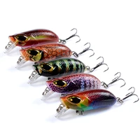 fishing lures 5 8cm7g painted bionic bait minnow floating plastic hard bionic lures
