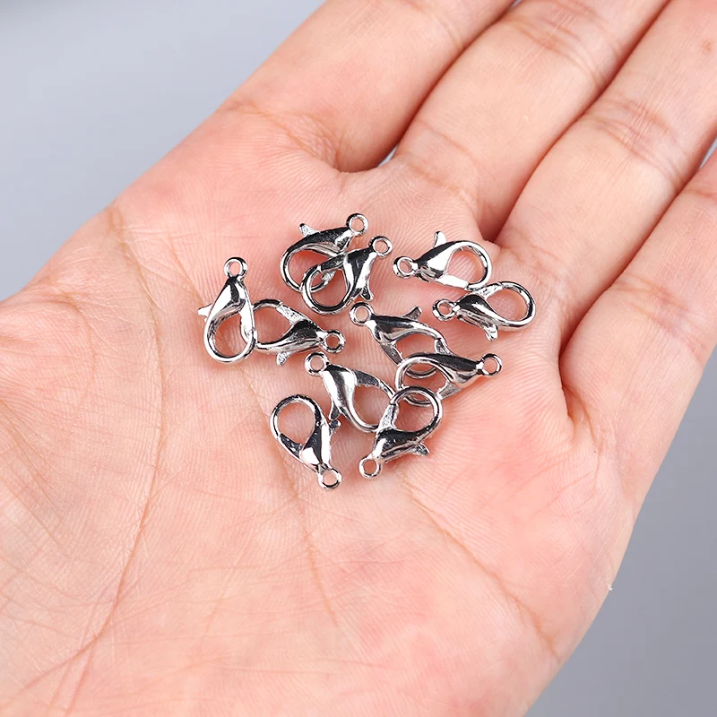 DoreenBeads металлические застежки карабины ручной работы серебряный цвет сделай сам