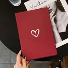 Симпатичный чехол с сердечками и динозаврами для iPad 10,2, 8-й Чехол для iPad Air 2, 3, 9,7, мягкий чехол для планшета iPad Mini 2345 Pro, 2020, 11, 12,9, 2019