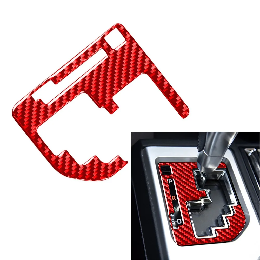 

2014-2018 For Toyota Tundra Carbon Fiber Interior Shift Panel Decoration Sticker Fiber Interior Gear Shift Panel Trim