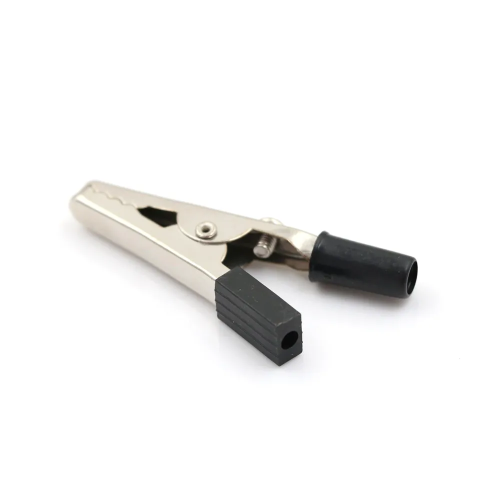 50 шт. металлические зажимы Аллигаторы разных цветов пластиковая ручка тестовый