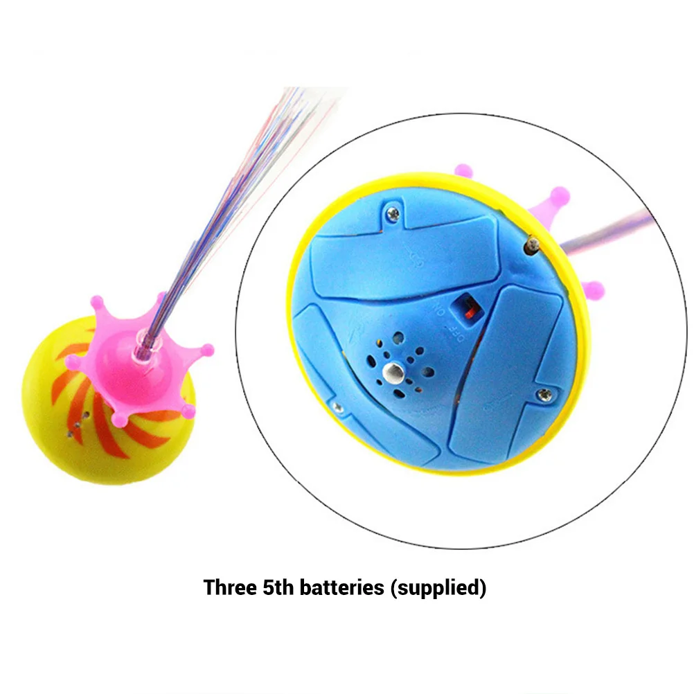 Музыкальсветильник светлый спиннинг случайного цвета игрушка ручной гироскоп