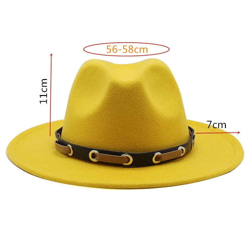 Seioum женские и мужские шерстяные фетровые шляпы Панамы с широкими полями вечерние