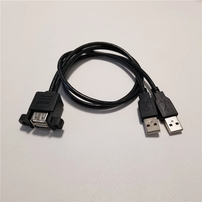 Двойной USB 2 0 Тип A женский двойной сплиттер папа-папа удлинитель данных кабель
