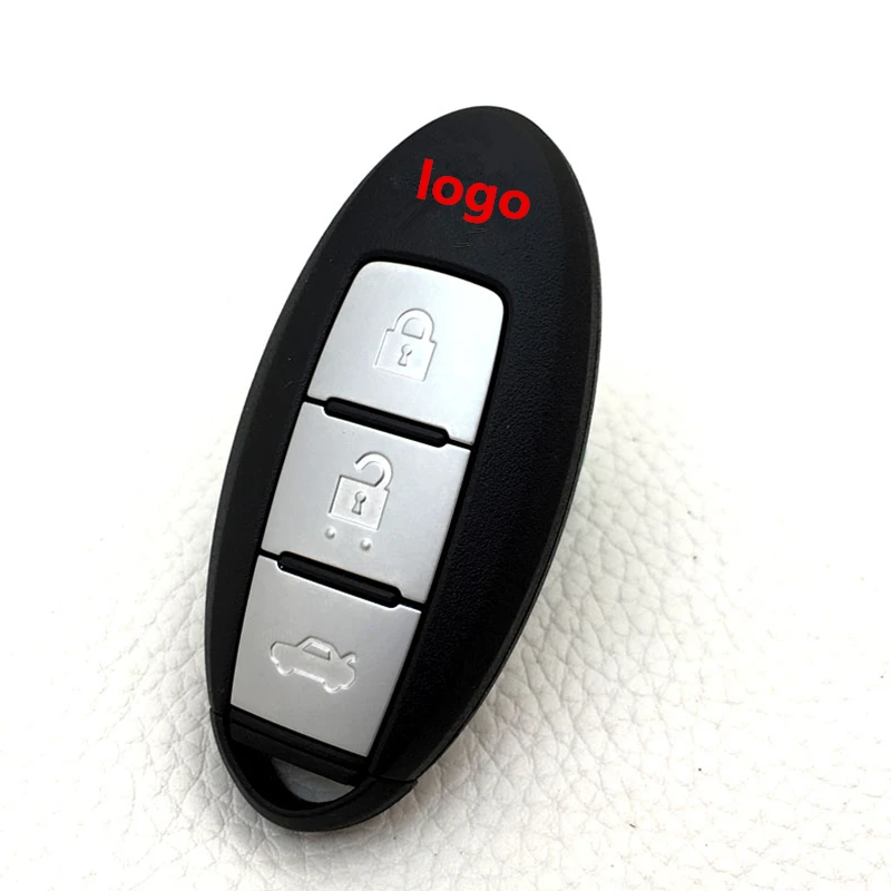 Автомобильный БЕСКЛЮЧЕВОЙ умный дистанционный ключ 3 кнопки 433 МГц с чипом 4A для