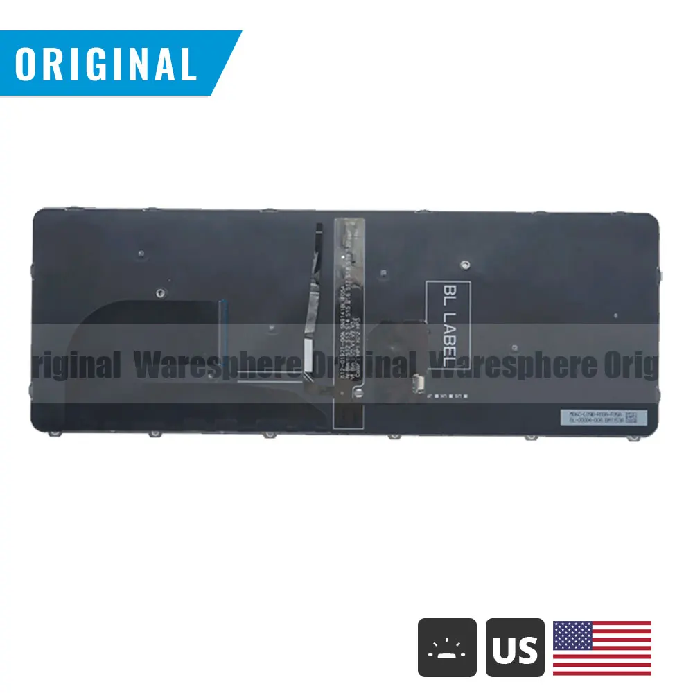 Новая Оригинальная клавиатура с подсветкой США для HP EliteBook 840 G3 745 G4 848 мышкой и