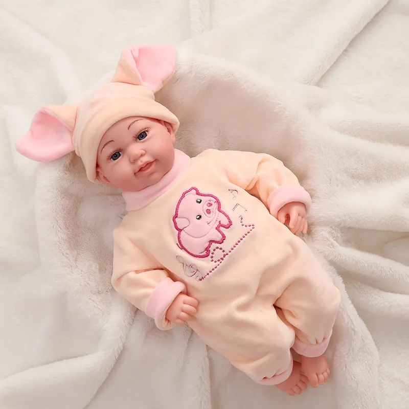 JX-255 45 см ITOUCH функциональные детские куклы, говорящие на папе, маме, смеющиеся плачущие, силиконовые Реборн, Супер реалистичные для малышей, Boneca, подарок игрушки для девочек кукла реборн - Цвет: JX-255