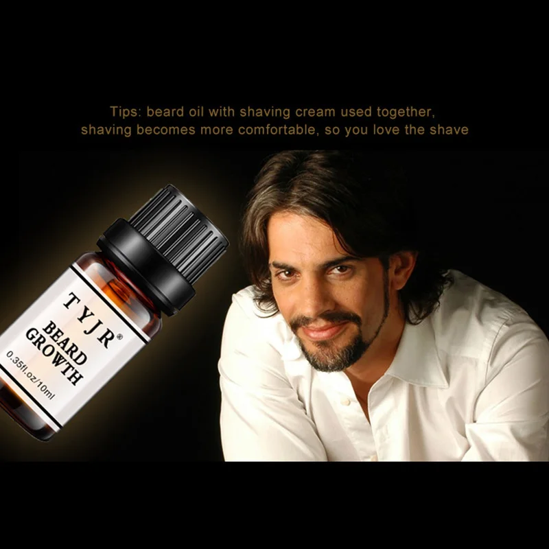 

Newly Men Beard Oil 10mL Fast Growth Moisturizing Facial Treatment Eyelashes Care Nourishment CLA88