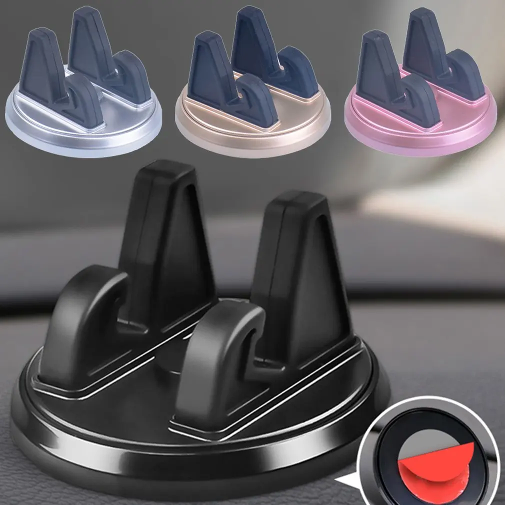360 degree car phone holder soft silicone anti slip mat mobile phone mount stands support car gps dashboard bracket free global shipping