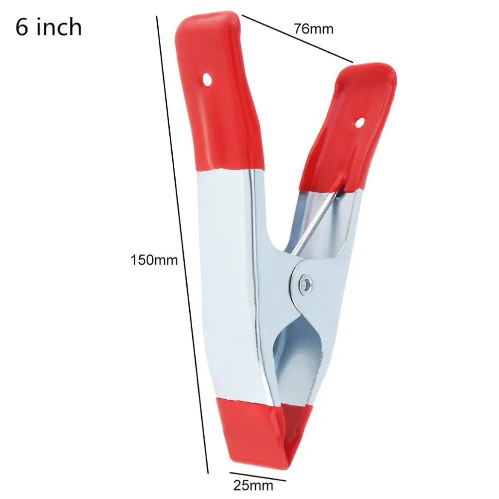 

4/6 Inch Multifunction Metal Sheet Spring Clamps Tent Clip with A-type and Surface Galvanized for Home Office Use