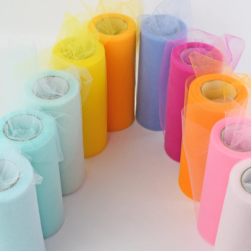 15 см 25 ярдов рулон ткани катушка пачка для вечерние НКИ детского дня рождения