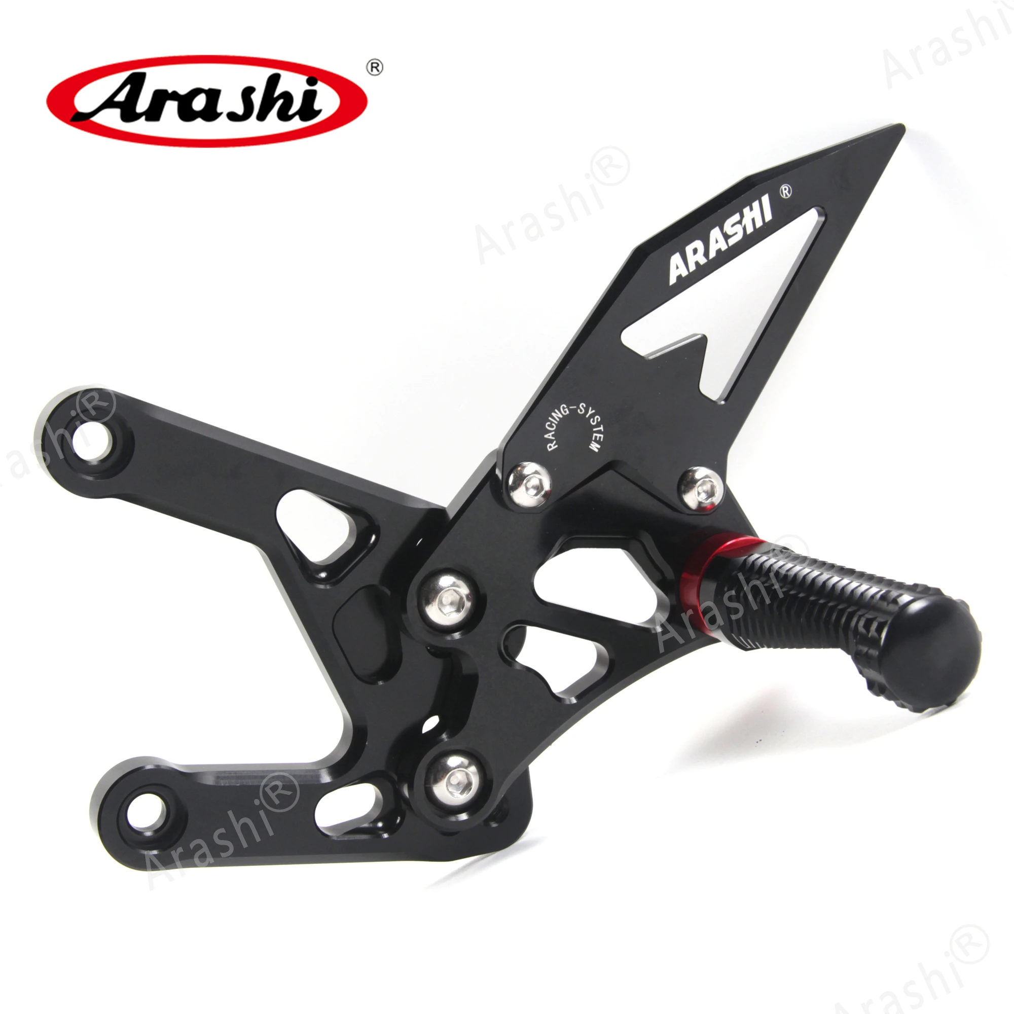 Arashi Регулируемая подставка для ног YAMAHA YZF R1 2015 - 2021 ЧПУ колышки наездник задние