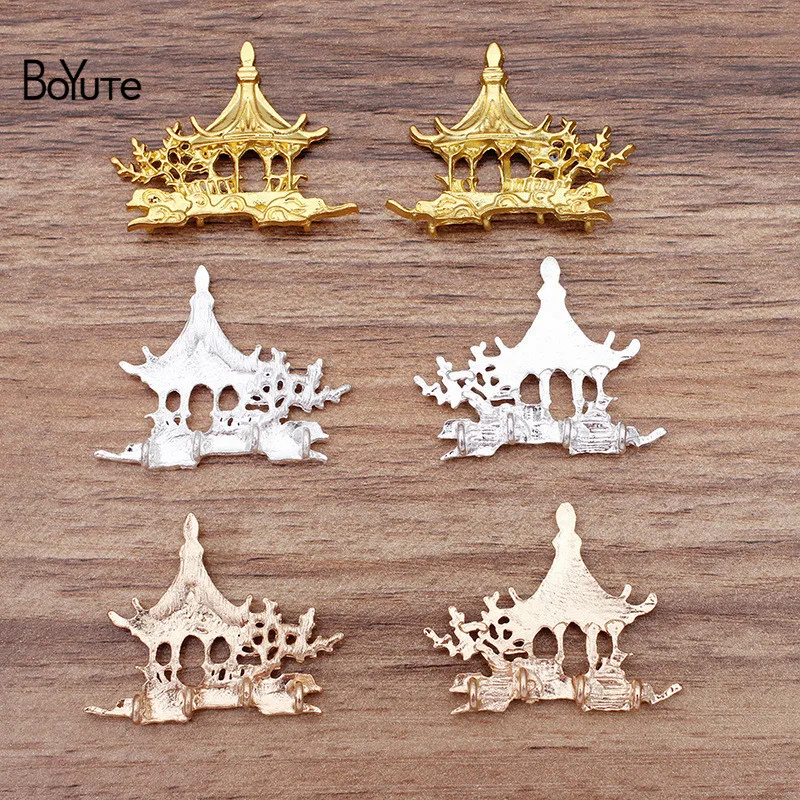 BoYuTe Wholesale 20Pcs Metal Alloy 39*31MM Kiosk Jewelry Materials Diy Hand Made Accessories Parts | Украшения и аксессуары