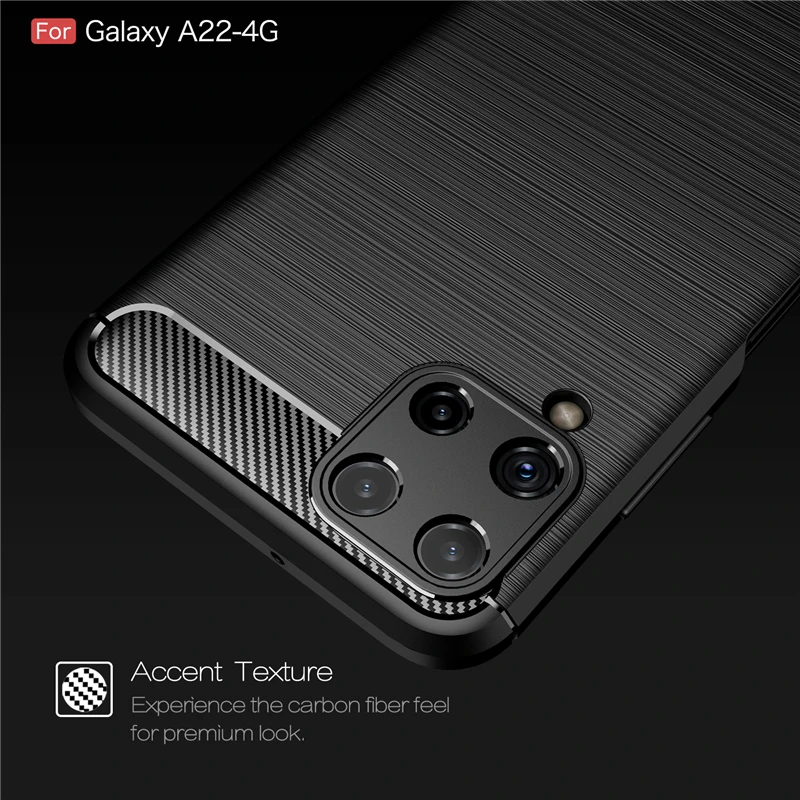 for samsung galaxy a22 case carbon fiber armor hard phone cover for samsung galaxy a22 4g case for samsung galaxy a22 4g 5g a32 free global shipping