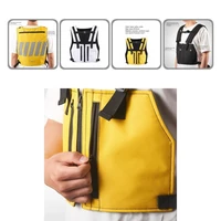 vibrant color useful ultra light front pack vest accessory pouch vest breathable for gym