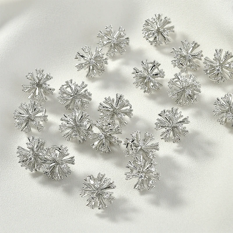 Супер блестящие фейерверки циркониевый шар покрытый медью 18 К настоящий золотой