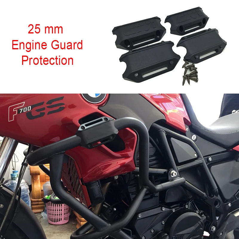 Защита двигателя мотоцикла 25 мм 2 шт. защита Бампера декоративный блок