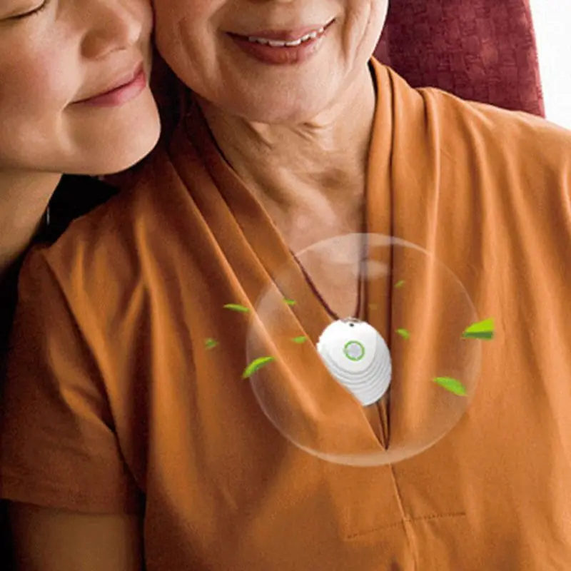 

Wearable Air Purifier Necklace Mini Portable Air Freshener Ionizer Negative Ion U1JF