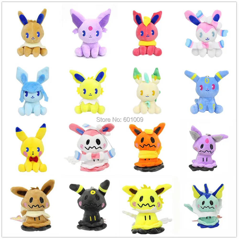 10/лот Ditto Metamon Бульбазавр, чармандер, Сквиртл, снорлакс Пикачу, Eevee, Espeon, flarion, Jolteon, Sylveon, плюшевый умбреон, игрушка, розничная
