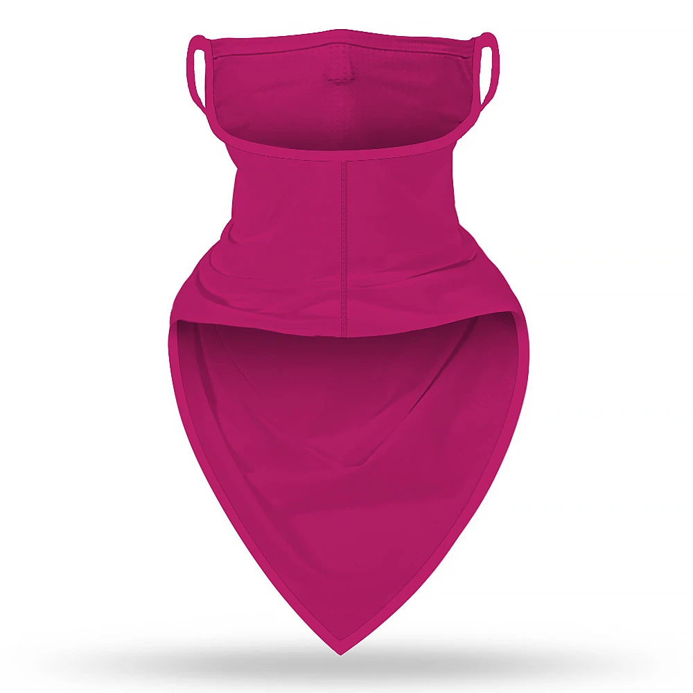 

Motorcycle Mask Outdoor Cycling Ear-Hook Mask Triangle Scarf Sunscreen Face Guard Multifunctional Face Mask for Men Women