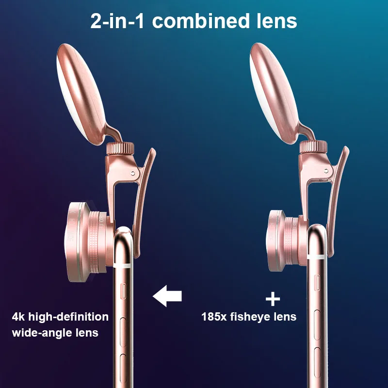 1 шт. селфи кольцо Светильник Зажим заполняющий светильник светодиодный с