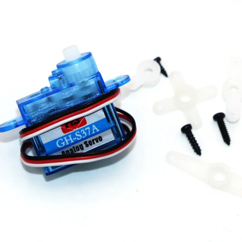 Mini Servo para avi&oacute;n, helic&oacute;ptero, barco y coche teledirigido, PES GH-S37A, 100g, 5 / 10 / 20/50/3,7 Uds.-1