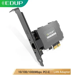 edup ethernet gigabit lan adapter protective cover 101001000mbps network card pci e rj45 converter wake on function for the pc free global shipping