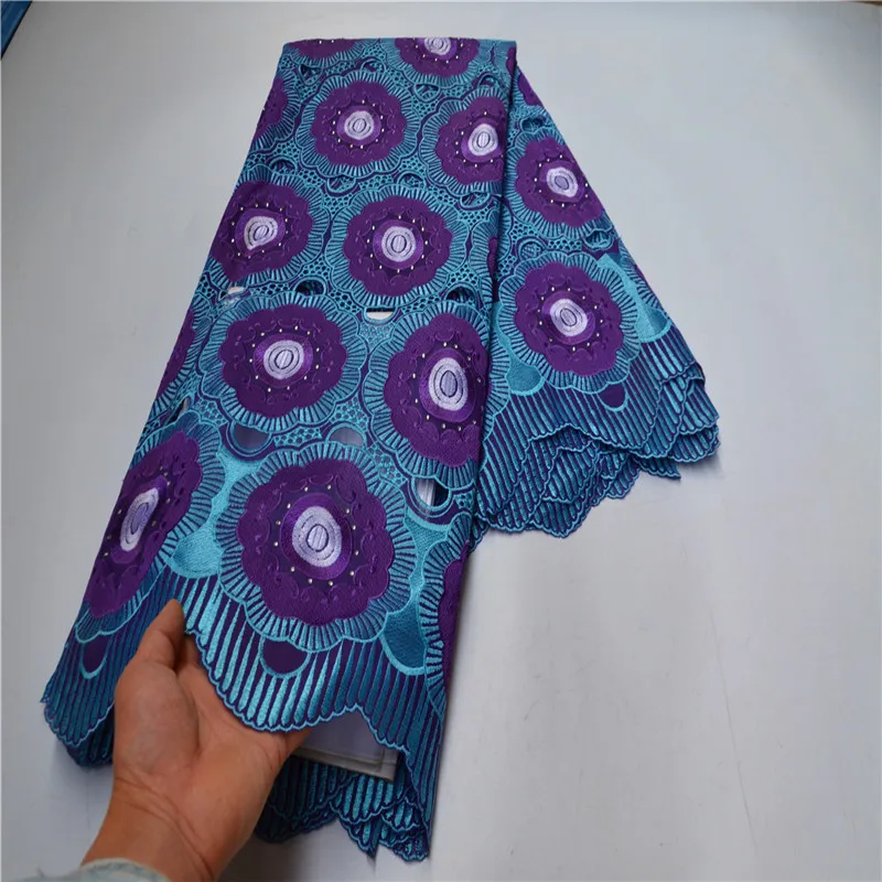 

Швейцарская кружевная ткань 2021, тяжелая вышивка бисером, африканские кружевные ткани, 100% хлопчатобумажная ткань, швейцарская вуаль, кружево в Швейцарии