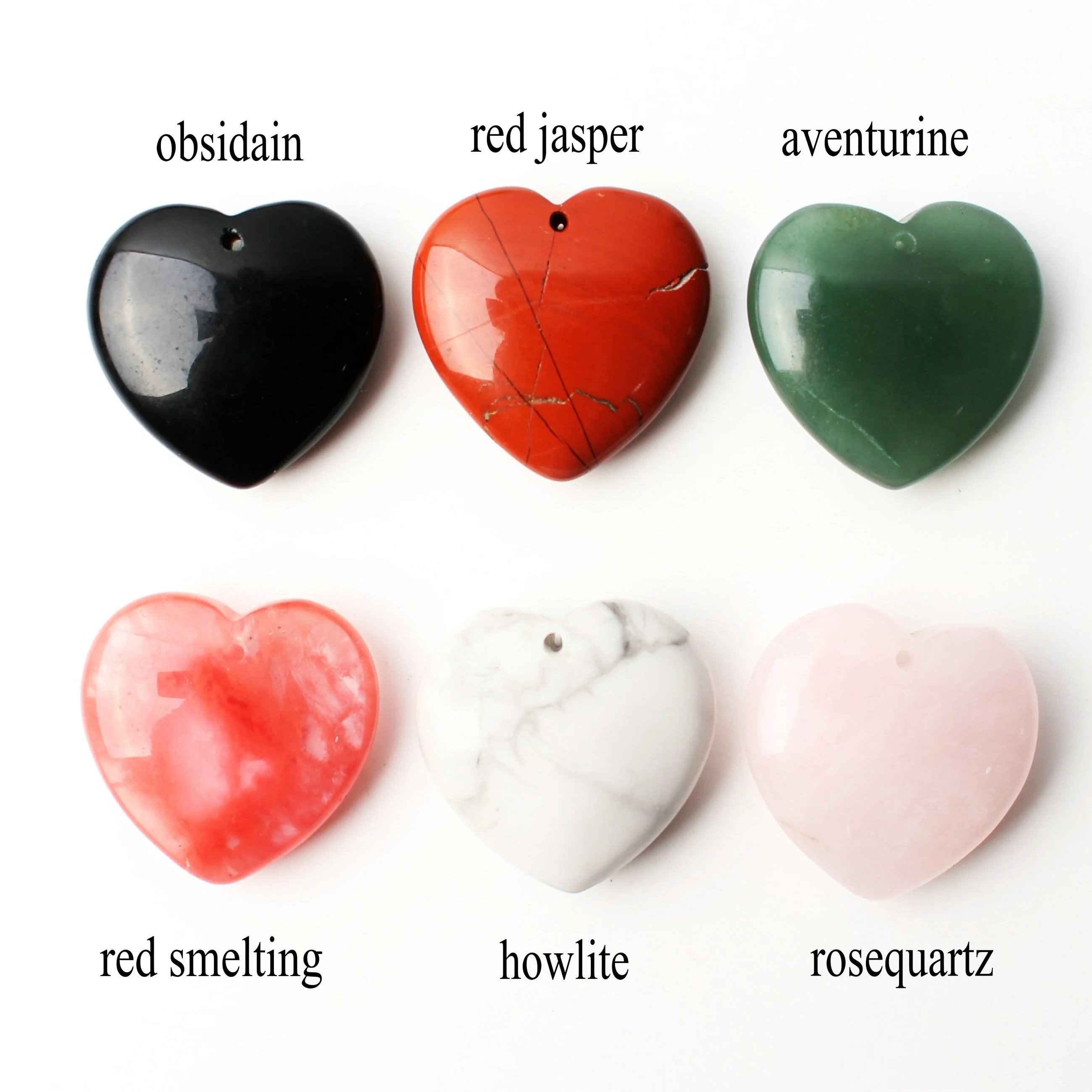 Натуральный кристалл аметист розовый кварц кулон в форме сердца с отверстием