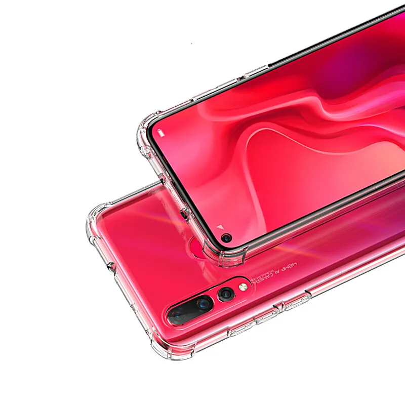 Мягкий прозрачный силиконовый чехол из ТПУ для Huawei Nova 3 3i 4 P20 P30 pro Honor V20 8X 8C 6A 6X 7X 7A 5C
