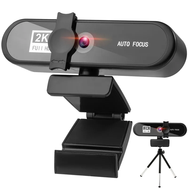 В наличии конференции HD ПК 2K камера 4K Автофокус USB веб Камера ноутбука