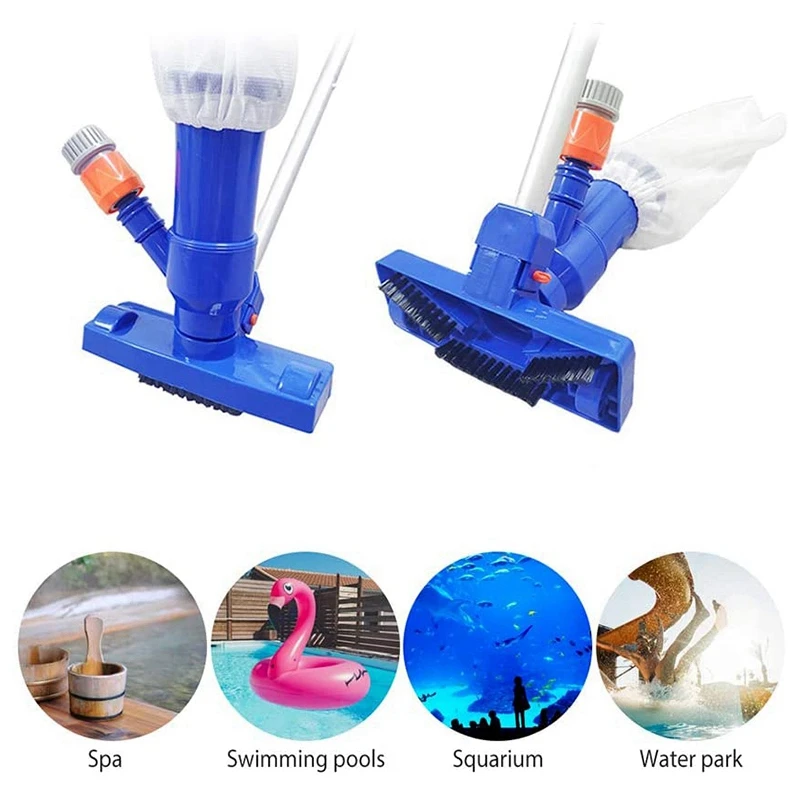 

Portable Swimming Pool Pond Hot Spring Pool Fountain Vacuum Cleaner Suction Head Pond Cleaning Set Cleaning Tool