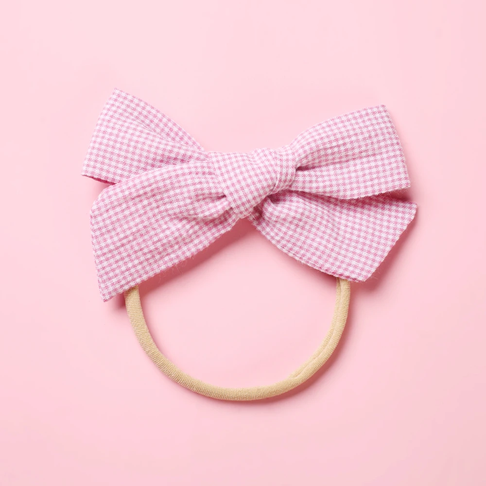 Повязка на голову в Корейском стиле с бантом для девочек тканевая повязка милый