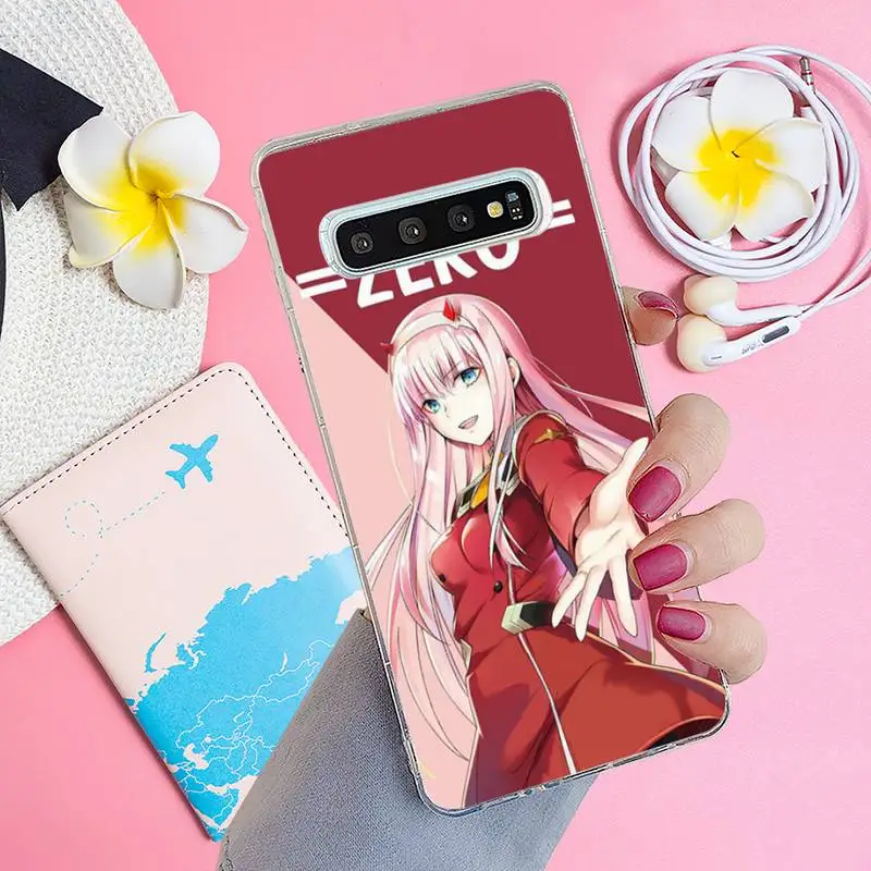 

Darling the Franxx ZERO TWO Phone Case Transparent for Samsung A71 S9 10 20 HUAWEI p30 40 honor 10i 8x xiaomi note 8 Pro 10t 11