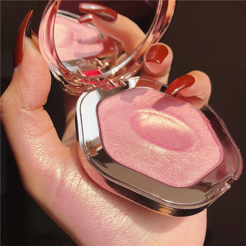 Профессиональный мерцающий хайлайтер пудра палитра контур для лица макияж