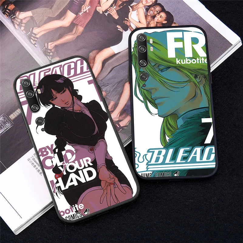 

Phone Case For Xiaomi Note 10 Lite Pro 10 11 Lite Pro Ultra 10S BLEACH Anime Carcasa Soft TPU Cases Funda Coque
