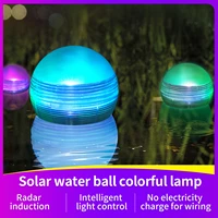 jeeyee brand colorful led solar ball light floating light underwater ball lamp outdoor swimming pool decorative lamp solar power