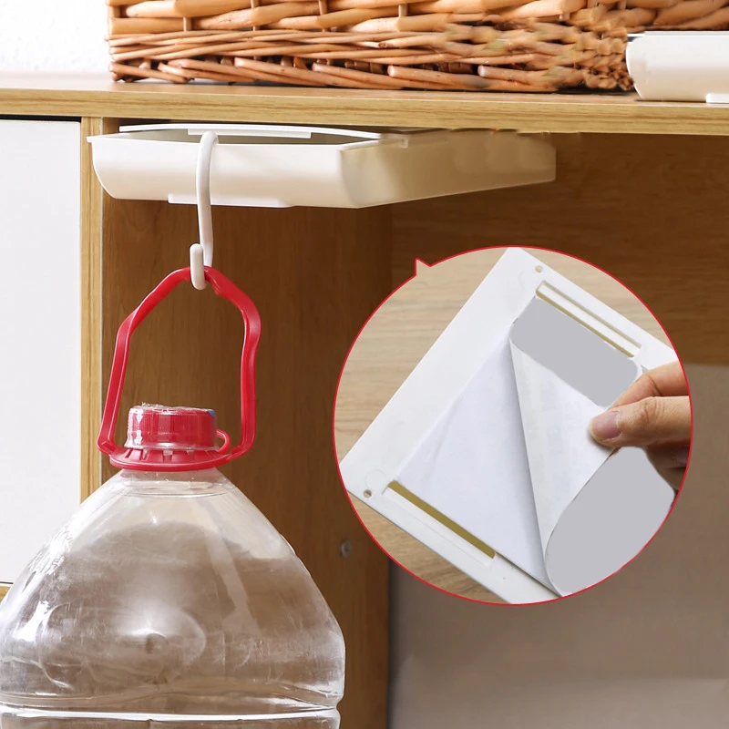 Под стол ящик самоклеющийся карандаш лоток Настольный для хранения Органайзер