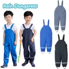 Детский непродуваемый комбинезон для мальчиков и девочек, ветрозащитный водонепроницаемый грязевой комбинезон, одежда, детские брюки, детские комбинезоны, Штаны