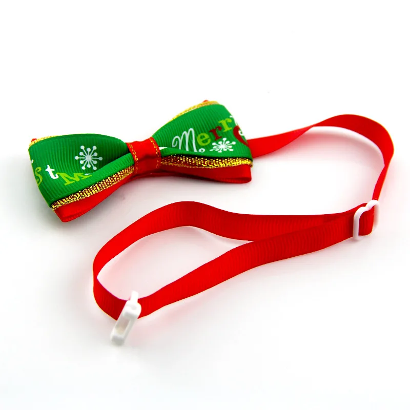 10 шт. аксессуары для домашних собак Рождественский дизайн бант щенок собака
