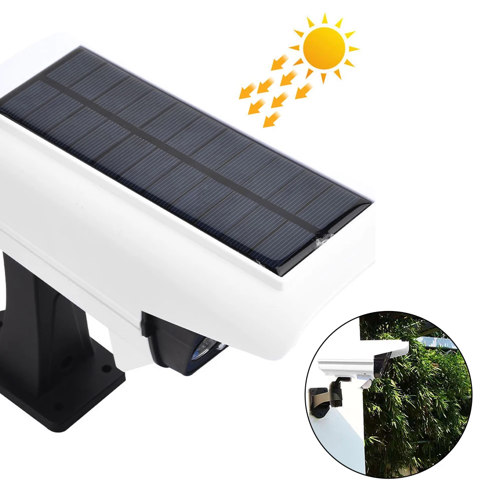 2 In1 солнечный светильник безопасности моделирования поддельные пустышка Камера