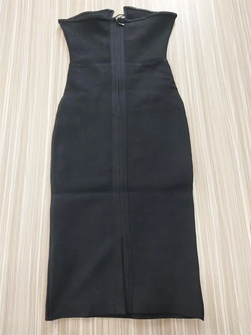 Женское Бандажное платье без рукавов бретелек с вырезами облегающее сексуальное