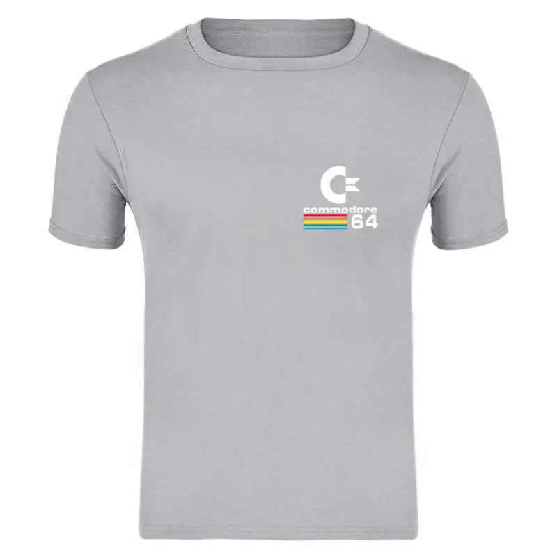Новинка лета, коммодор, 64 футболки, C64, Ретро стиль, 8 бит, ультра крутой дизайн, футболки, мужская одежда с коротким рукавом - Цвет: gary