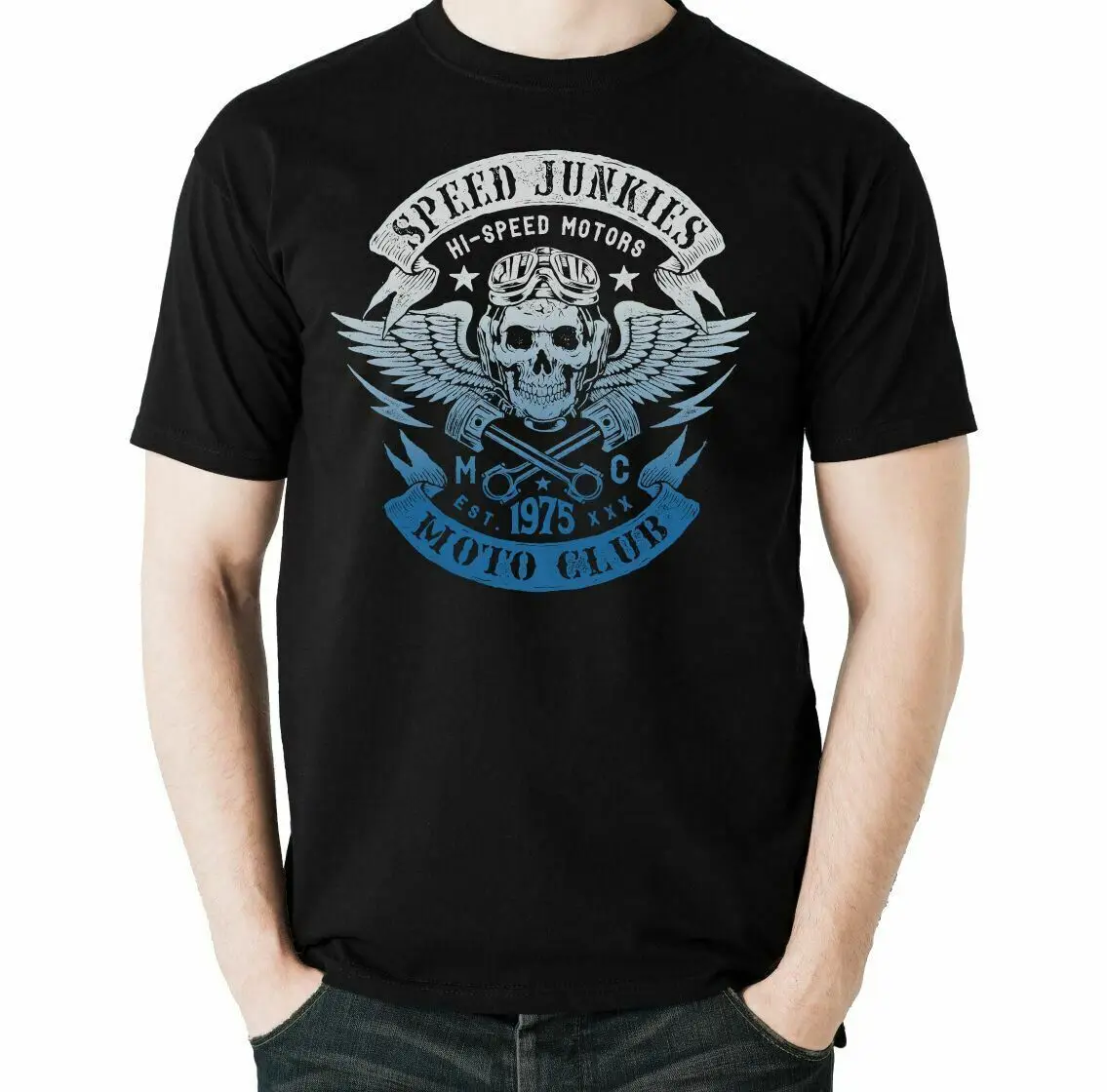 

2021 New Arrival Motorcycle Rider Cycling Club Printed Men's Summer Cotton O-neck T Shirt Men Summer Women Tops Tees